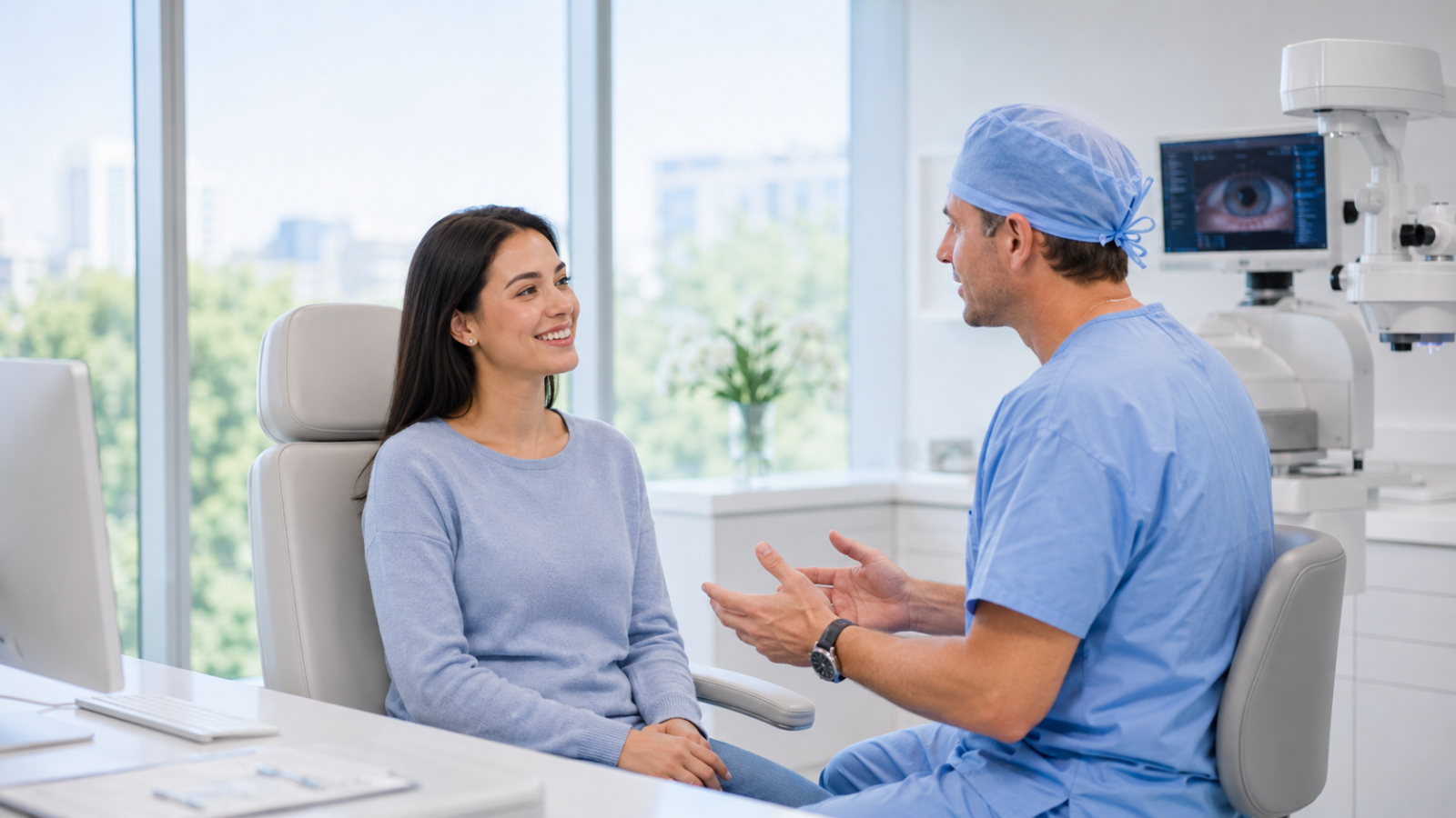 ReLEx SMILE PRO Behandlung mit Femtosekundenlaser