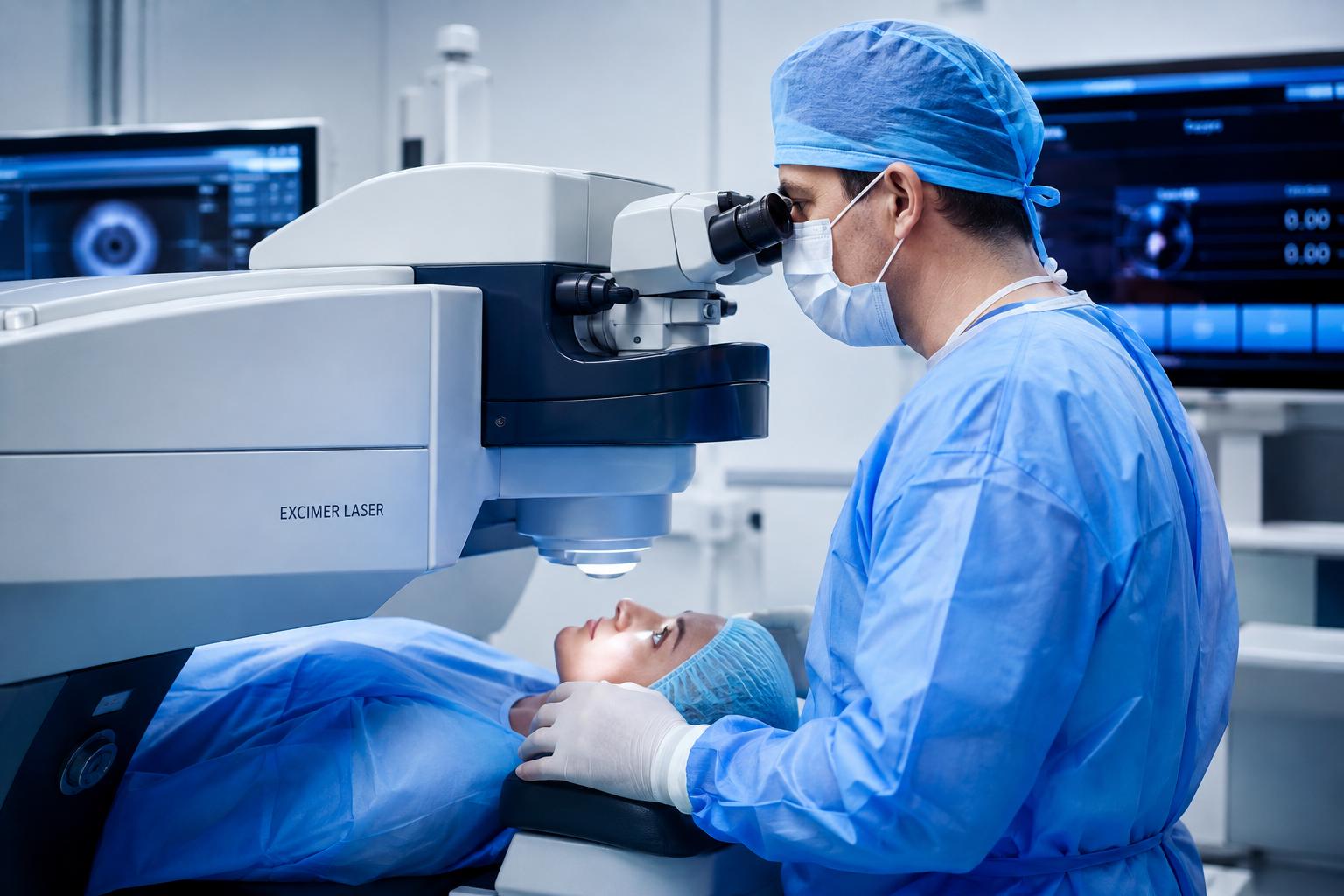 Wavefront FEMTO-LASIK Behandlung in der Augenklinik