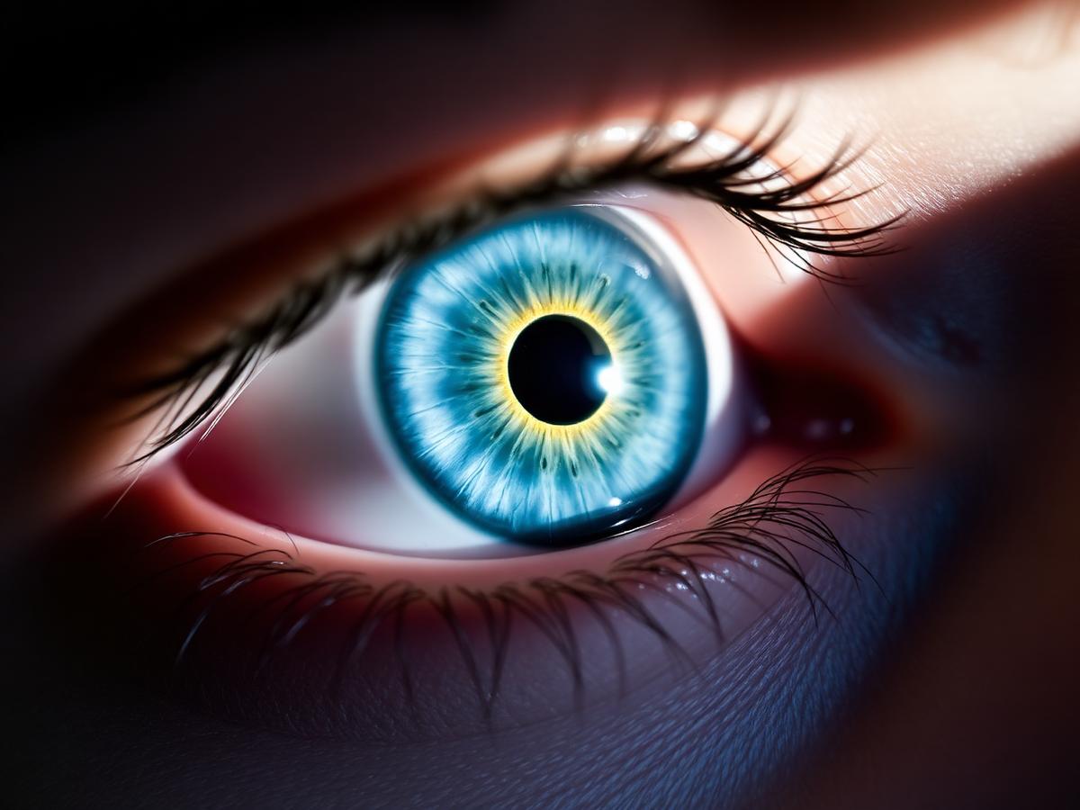 Augenlaser-Technologie als Symbol für unterschiedliche Fehlsichtigkeiten und Korrekturmöglichkeiten